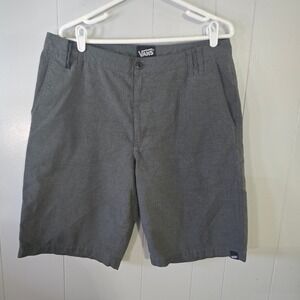 Vans Hybrid Walkshorts Mens 34 Gray Heathered Chino Board Shorts